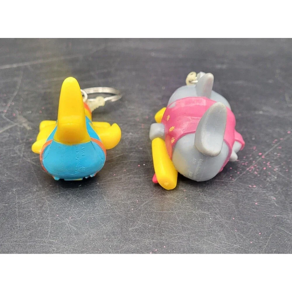 Big Kahuna Fun Shark Keychain Lot 2 Surfboard & Hammerhead Souvenir Key Rings